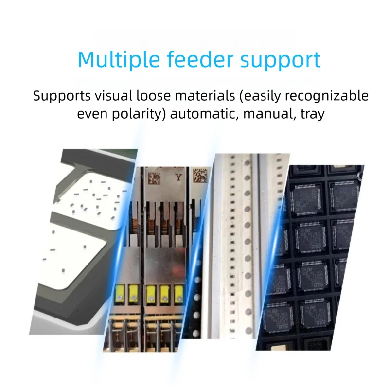 Machine de placement de composants SMT de bureau entièrement automatique et à haute vitesse avec caméra triple vision (220 V / 110 V) pour l'échantillonnage de circuits imprimés_voghion.com