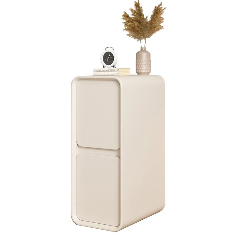 

Кремовый стильный прикроватный столик, простой современный домашний прикроватный шкаф для спальни, дивана, небольшой компактный шкаф с зазором