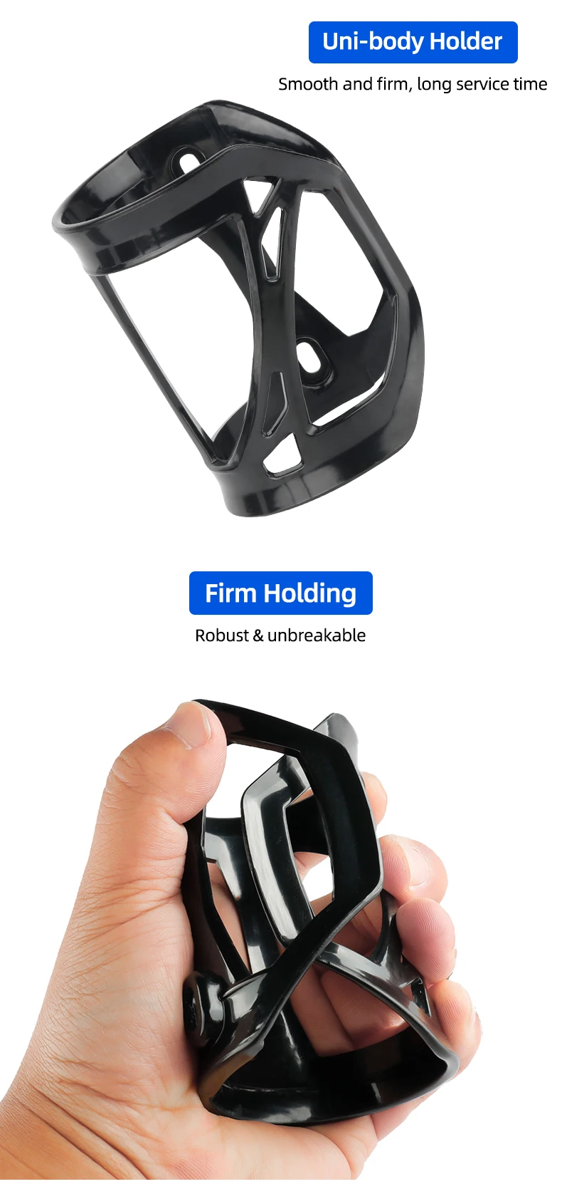 Description Picture 6 of itemQuick Mount Bicycle Kettle Stand Rack 47g Plastic Road Bike Water Bottle Holder Cage Left Right Side MTB Accessories
