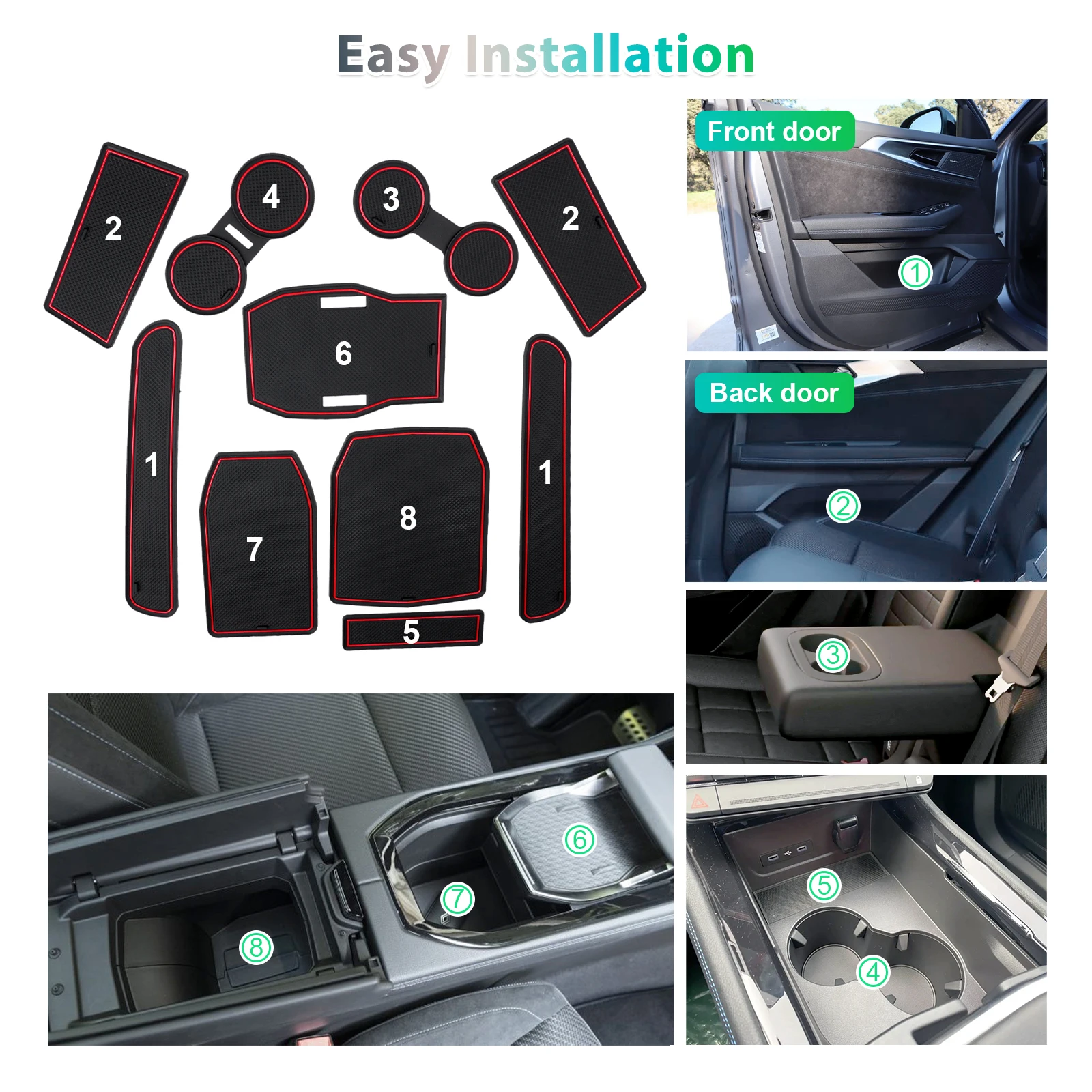 Organizador De Maletero Para Renault Austral E-Tech Hybrid 2012-2025 - Bolsa Colgante Plegable, Gran Capacidad, Color Negro