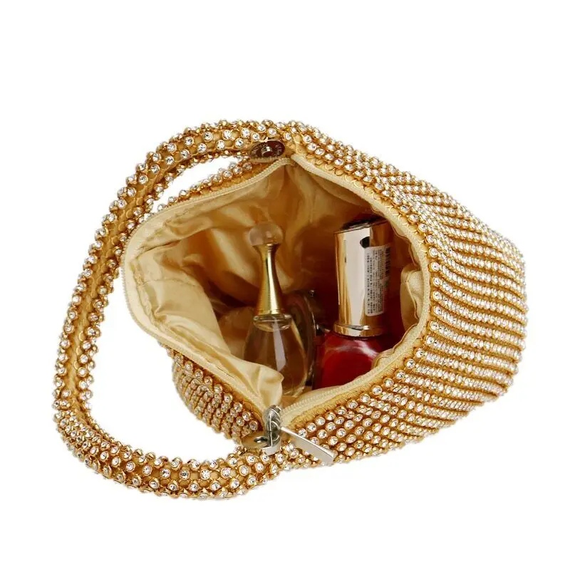 

Fashion Diamond Handbag Wedding Bag Rhinestones Women Metal Evening Clutch Bag
