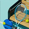 Professional Tennis Training Partner Rebound Practice Ball With 4m Elastic Dog Playing Balls Outdoor Training Sports Competition 3