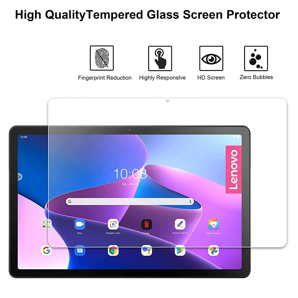 Lot de 2] Verre Trempé Lenovo Tab M10 FHD Plus 2nd Gen/Lenovo Tab