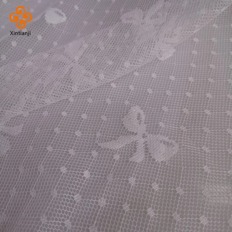 0,5/1/3/5m blanco y negro malla elástica tela de tul lazo Jacquard elástico encaje corsé red para costura DIY vestido de mujer ropa interior