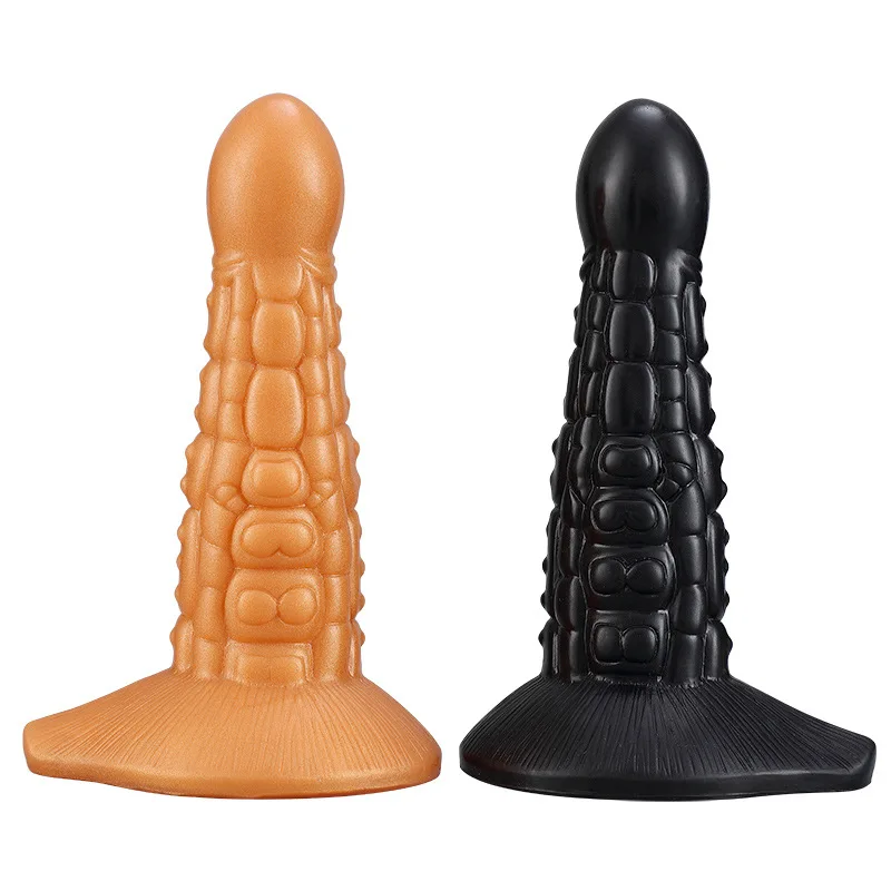 Dildo Plus Consolo Grande com Base Texturas e Ventosa