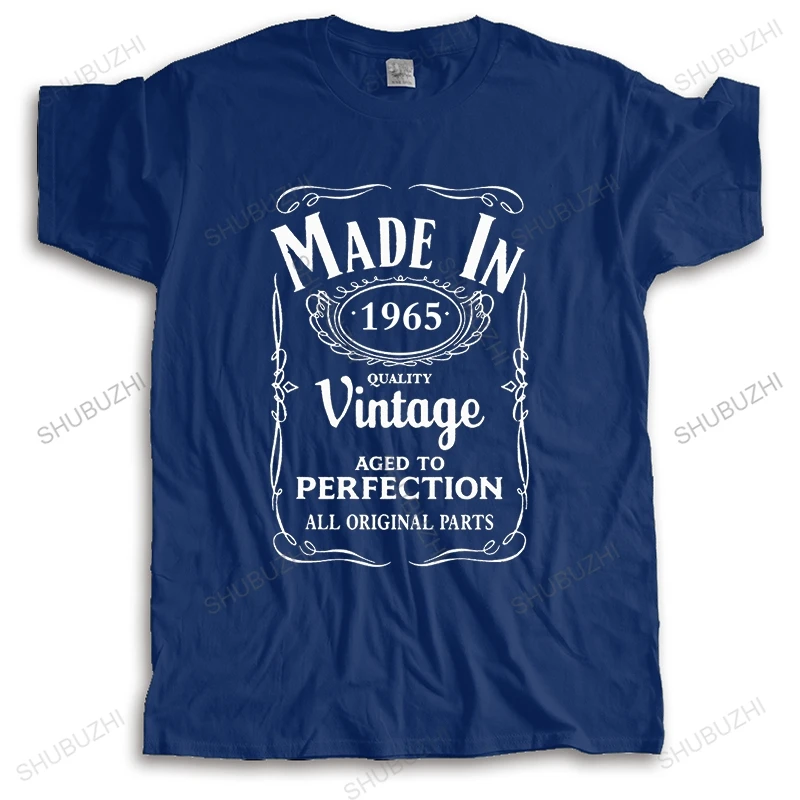 Cityone T-Shirt Donna Vintage 'Aged To Perfection 1965' – Maglietta 100% Cotone Per 57° Compleanno, Bianca, Taglie XS-XL