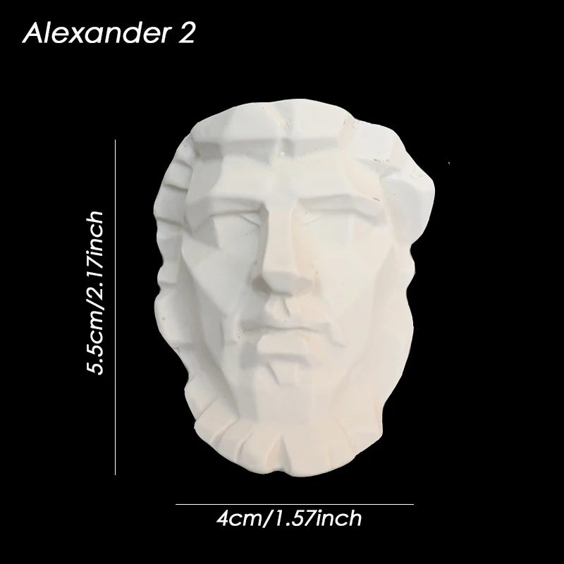 1 ピース北欧彫刻ギリシャ神話石膏像デビッド樹脂フィギュア肖像バスト