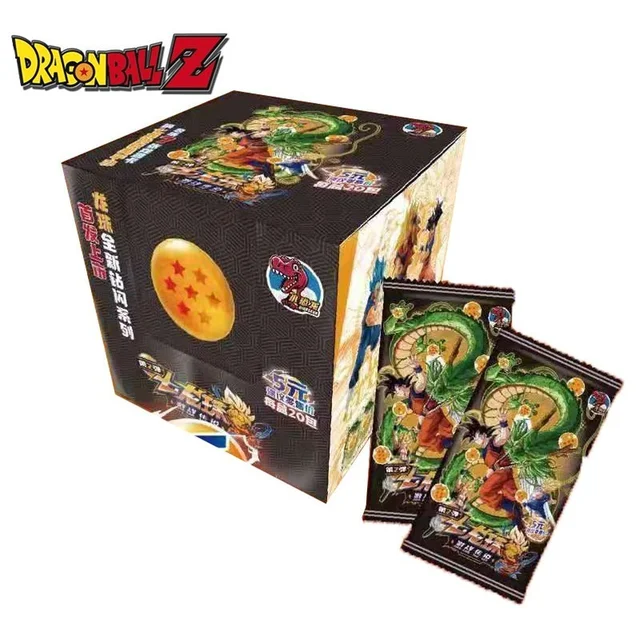 100pcs Anime Dragon Ball Game Card Black Box Collection Edition 3D Stereo Card Supernatural Battle Son Goku Card TCG Gift 1