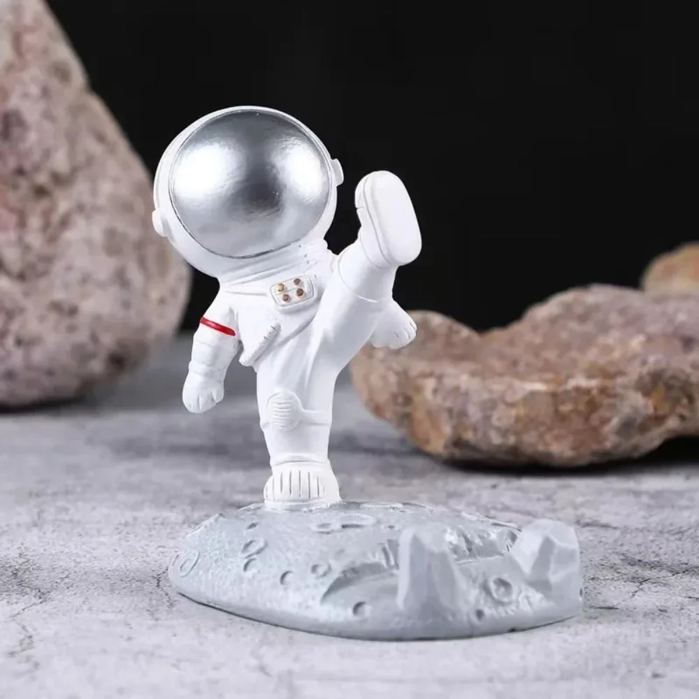 Astronaut Theme Universal Phone Stand Flat Bed Decoration Creative Lazy Frame Support Free Shipping