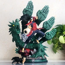 

42cm Naruto Shippuden Figure Anime Toys GK Shodai Hokage Senju Hashirama Action Figma Model Oversized PVC Statue Can Shine Gifts