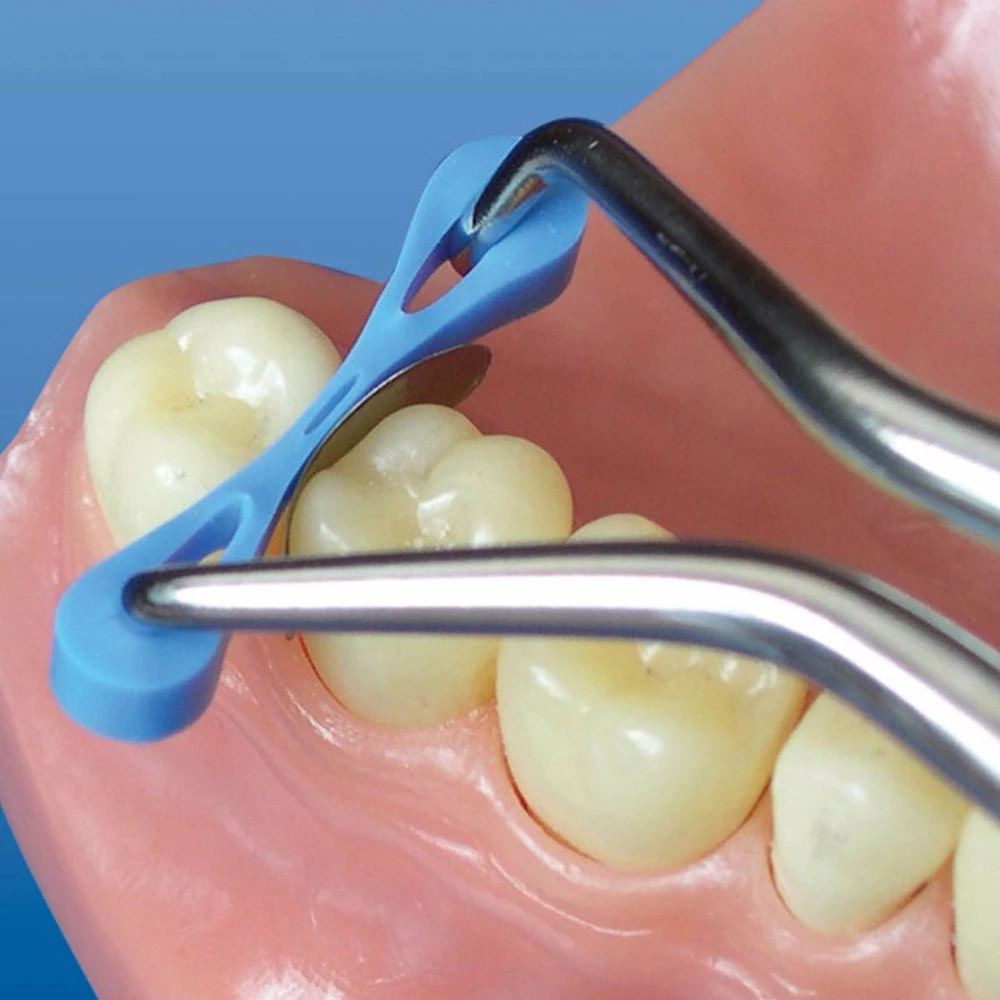 

60Pcs Dental Elastic Rubber Fixing Wedges Matrix Matrices Dam Composite Tooth Separator Dentistry Accessory Tools