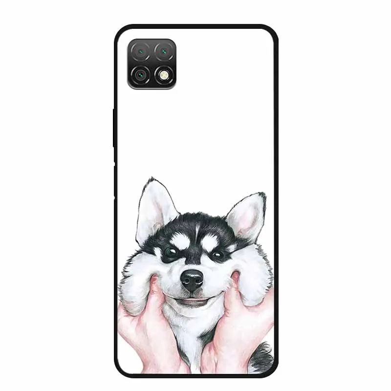 Marble Soft TPU Silicone Phone Case with Fashionable Cartoon Design