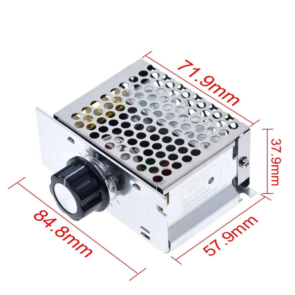 220V 4000W AC SCR 모터 속도 컨트롤러 모듈 전기로, 온수기, LED 조명용 전압 조절기 온도 조광기