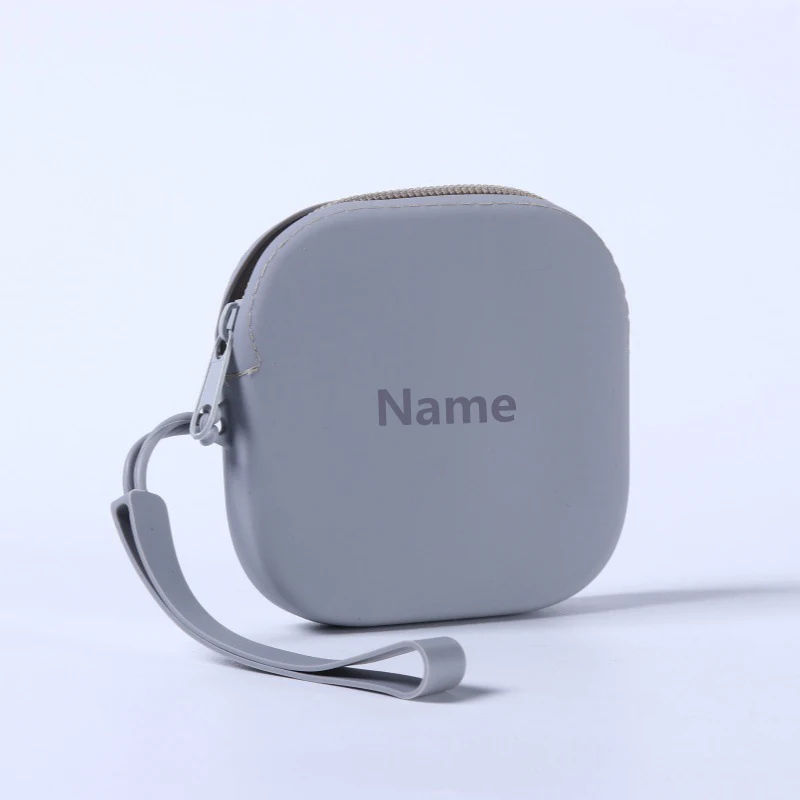 Free Name Printing Surprise Gift Baby Storage Box Silicone Bag Personalized Customization