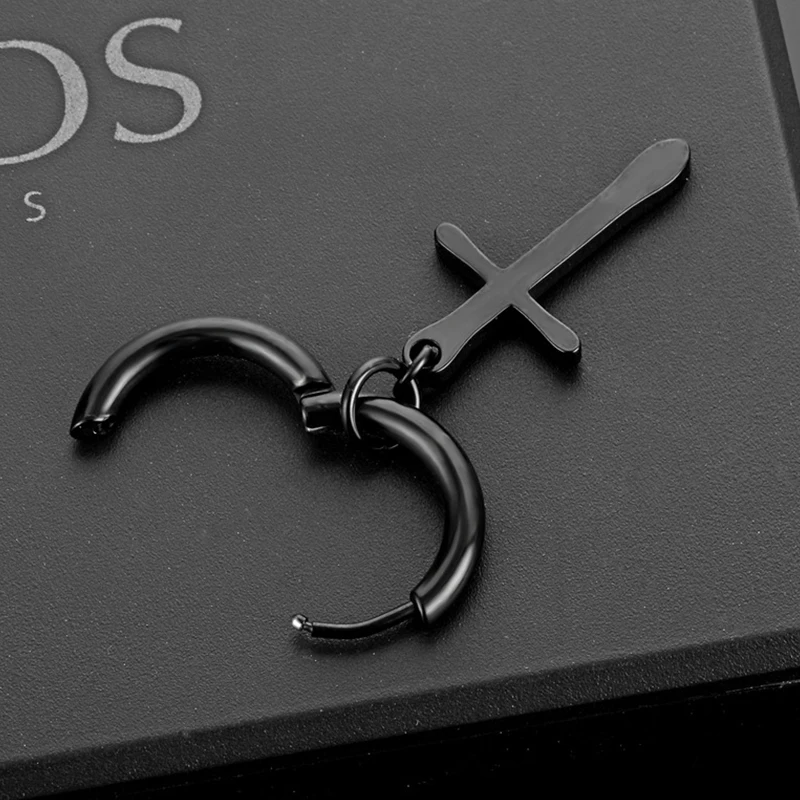 Punk Stainless Steel Stud Earrings Image 5