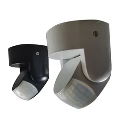 Outdoor Waterproof Motion Sensor Light with Automatic 180 - Degree Detection and Timer (220V - 240V) (Black)