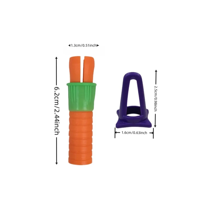 Blue painting Stick extender Pencil Sharpener Multi-function crayon cap pen catcher Oil painting stick life extension extender c 2