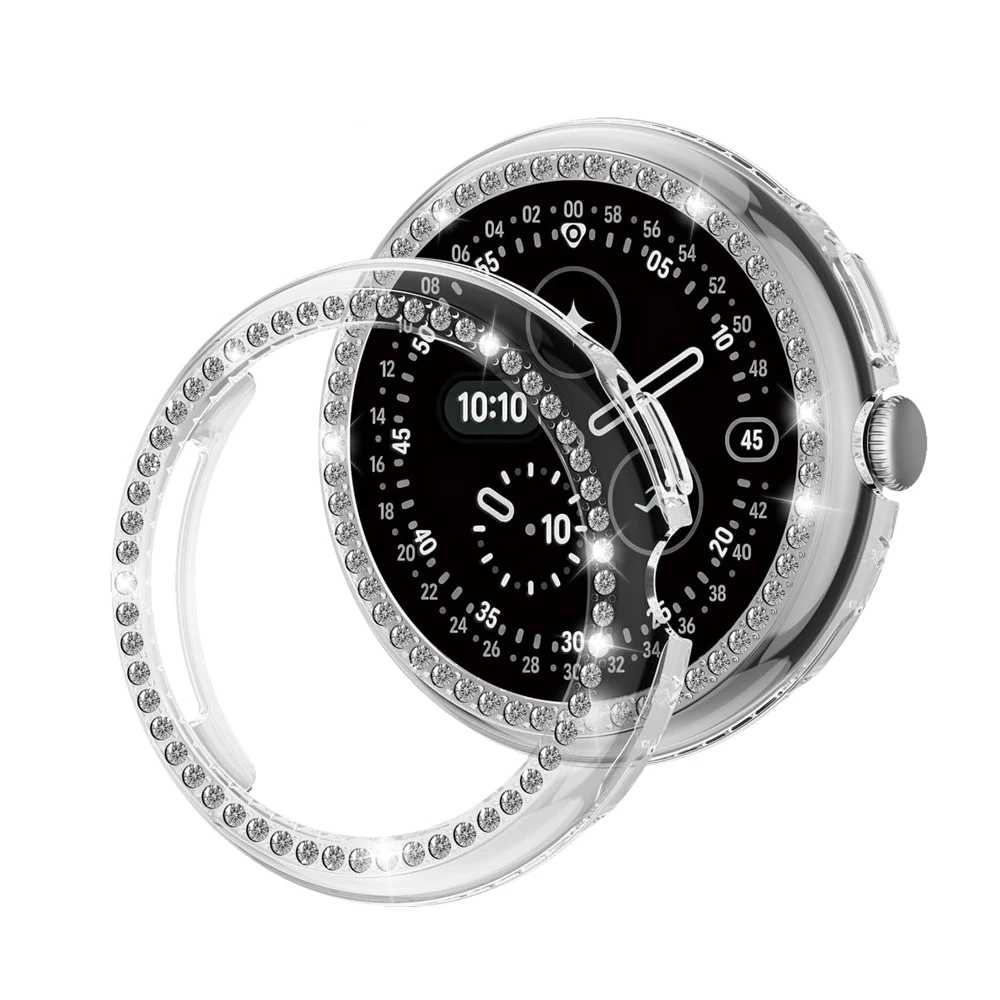 Bling Diamond Glitter Hard PC Watch Case Cover