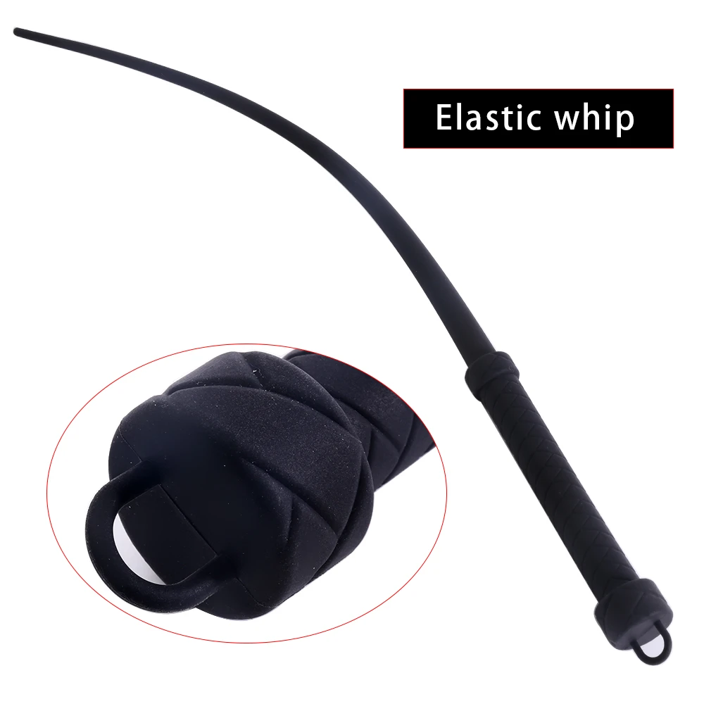 BDSM Bondage Silicone Flogger Riding Horse Whip Fetish Flirting