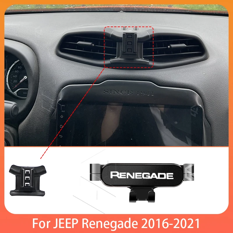Car Mobile Phone Holder For JEEP Renegade Adjustable Special Mobile Phone Holder GPS Base Mount Stand Accessories phone holder,mobile phone holder