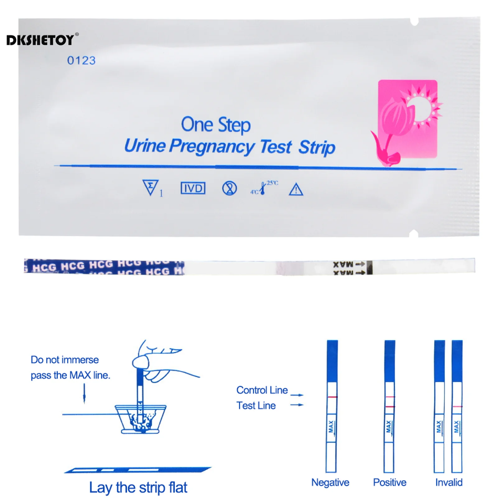 HCG Early Pregnancy Test Strips for Women 20pcs