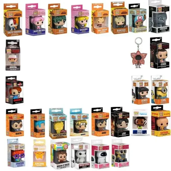 Funko Dumbo Toy Story 4 Stan Lee Capitán Marvel Goose Wall-E Eva Llavero Juguetes Figura Modelo Coleccionable Muñecas