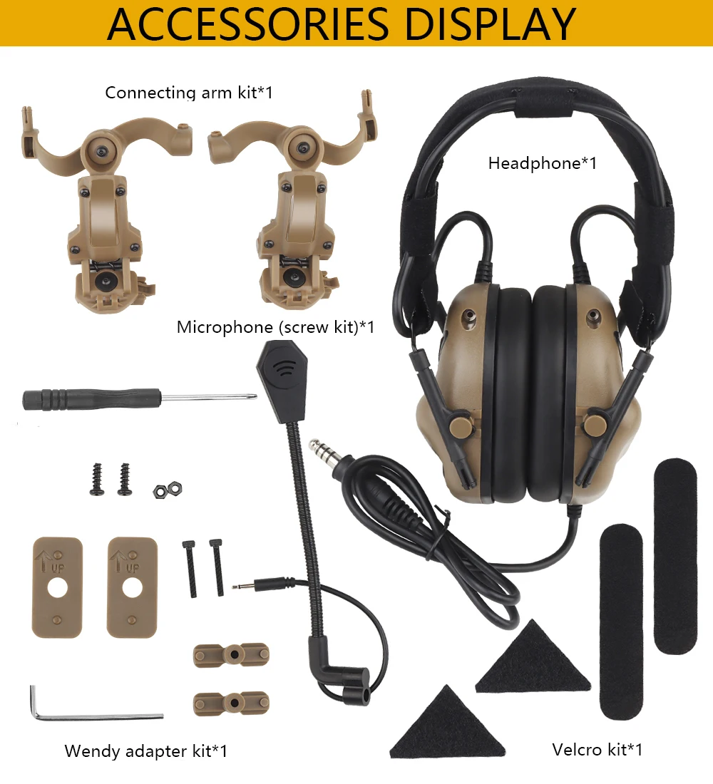 GEN 5 Tactical Headset Military Hunting Shooting Noise Cancelling