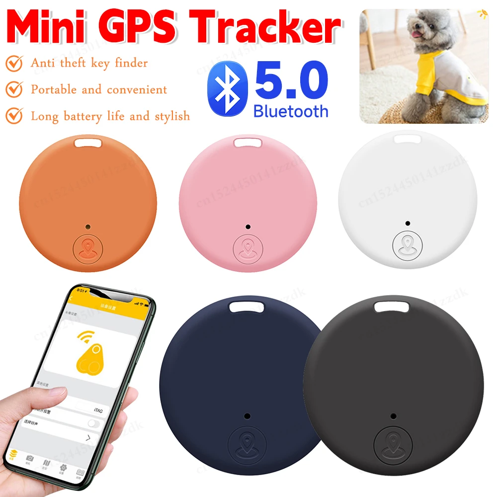 Smart GPS Tracker Mini Anti-Lost Alarm Wallet Keychain Bluetooth Tracer Dog Pet Child Tracker Key Finder
