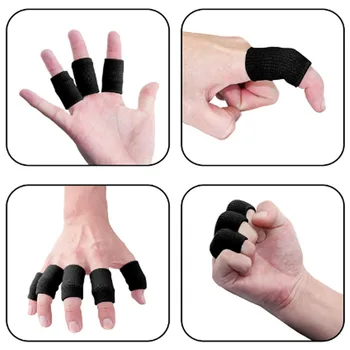 10Pcs Comfortable Finger Brace Splint Sleeve Thumb Support 1