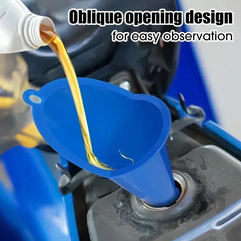 Plastic Car Oil Funnel Tool for Gasoline and Petroleum