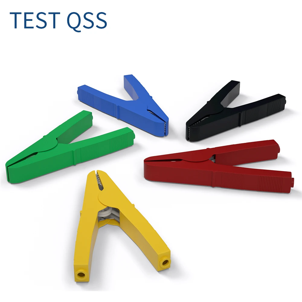 Heavy Duty Alligator Clips Pure Copper 120A 125mm Electrical Connection battery terminals Weld Power Wire Test Q.60053