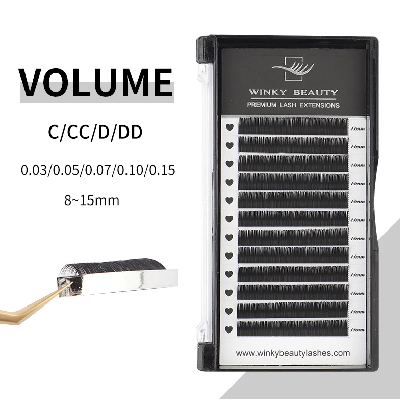 

Winky Beauty Eyelashes Individual Eyelash High Quality Natural Synthetic Mink Faux Cils False Lashes