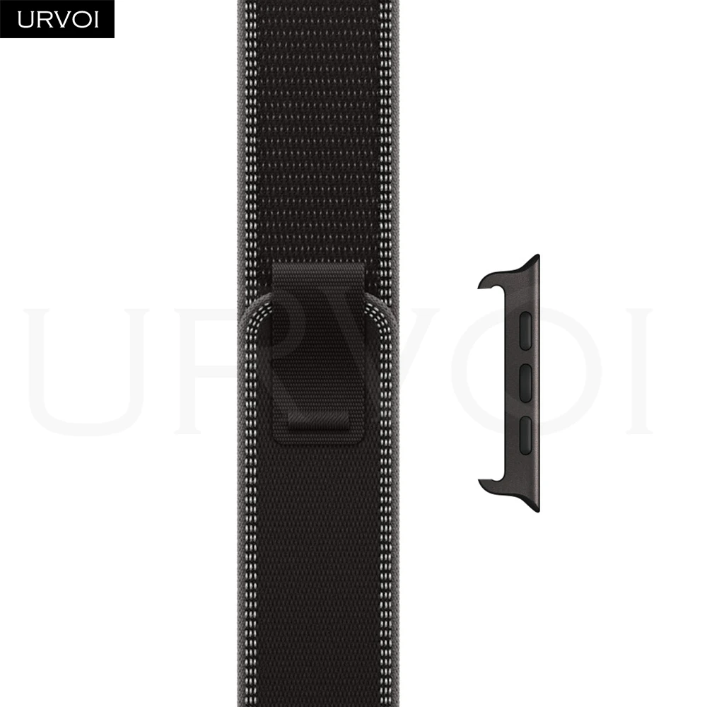 URVOI Nylon Weave Trail Loop Band with Pull Tab Closure