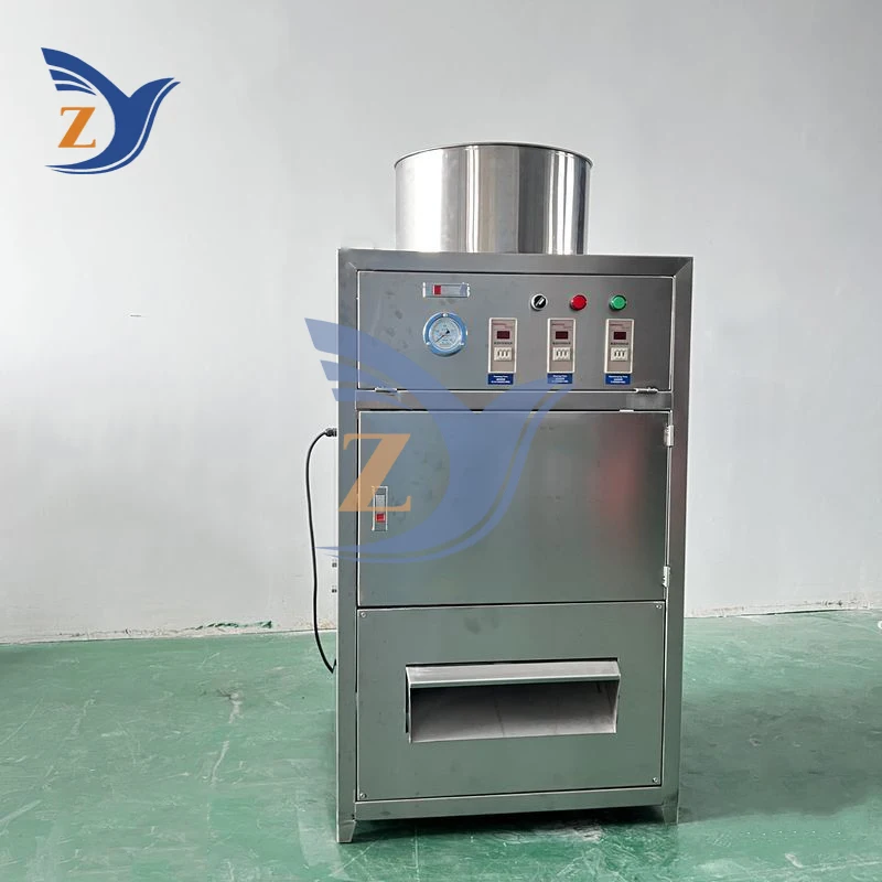 Rad Small Onion Peeling Machine 100-150kg per hour Commercial Electric Large Automatic Stainless Steel Pneumatic Processing 6