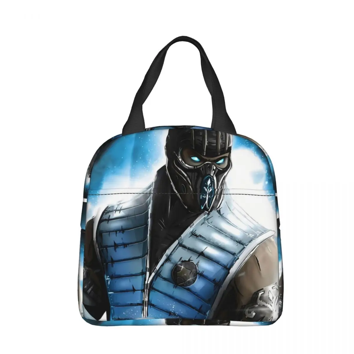 

Sub Zero Portable Lunch Bag Game Mortal Kombat Ice Cooler Pack Insulation Picnic Food Storage Bags
