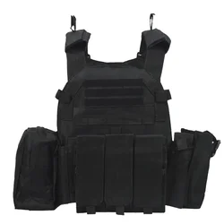 Gear Tactical Vest Body Armor HuntingNylon Pouch Molle Plate Carrier Airsoft Accessories 6094 Military Combat Army Wargame Vest