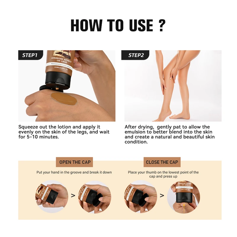 100ml Leg Makeup Long-lasting Waterproof And Anti-Transfer