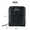 2025 New Men's Wallet PU Leather Purse Zipper Retro Style Short Wallets Men Card Holders Coin Storage Money Bag A03 5