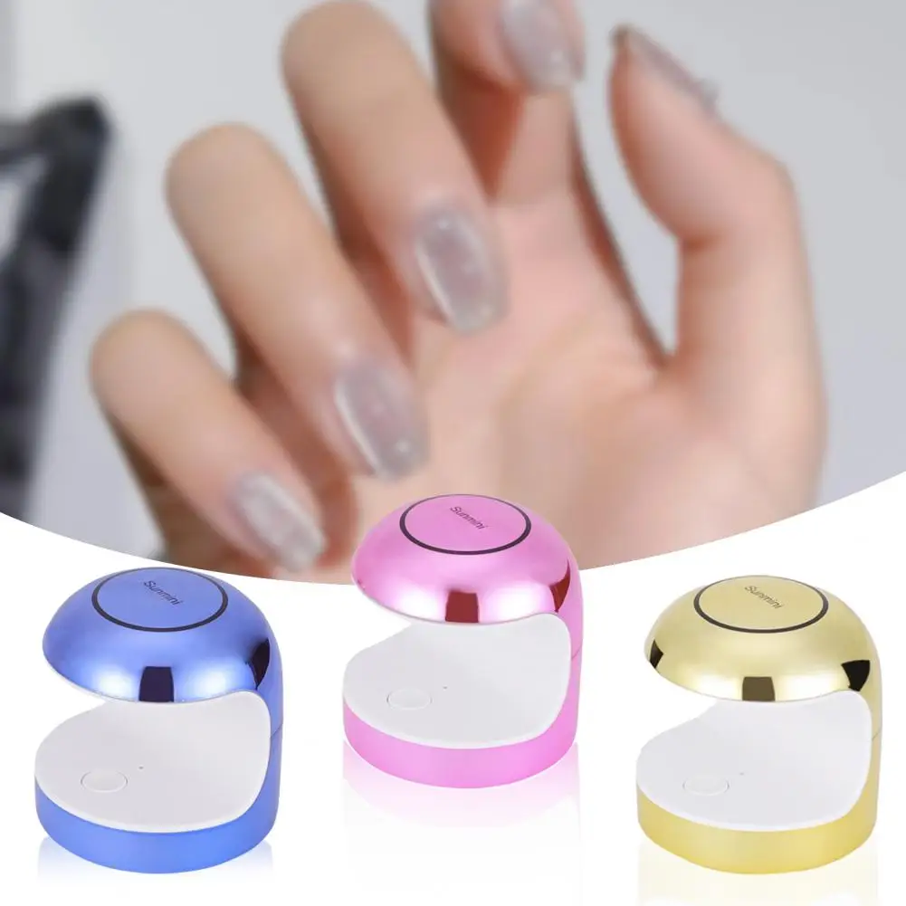 

Great Mini Portable LED Nail Dryer Lamp Nail Phototherapy Machine 18W UV LED Lamp Labor-saving