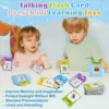 Baby Early Educational Learning English Talking Flash Card Words Reading Machine Audio Electronic Language Toy for Toddler Kid 4
