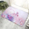 MINISO Pokemon Mew Floor Mat Doormats Home Carpet Foot Bathroom Absorbent Anti-Slip Home Decor 1