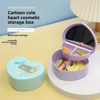 Mini Portable Creative Large Capacity Storage Box For Jewelry Desktop Ornaments Gift Wholesale Cute Doll Storage Box 1