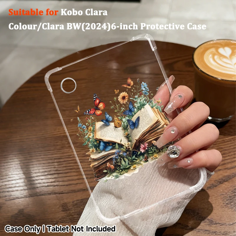 Ultra-Thin Transparent Shockproof TPU E-Reader Case