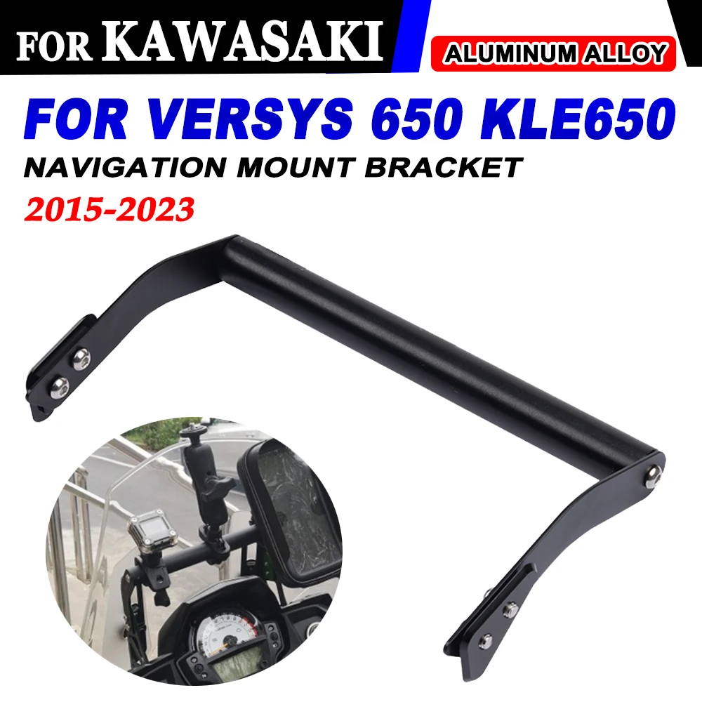 

Motorcycle Mobile Phone Holder Stand GPS Navigation Plate Bracket For KAWASAKI Versys 650 Versys650 2015 -2022 2023 Accessories
