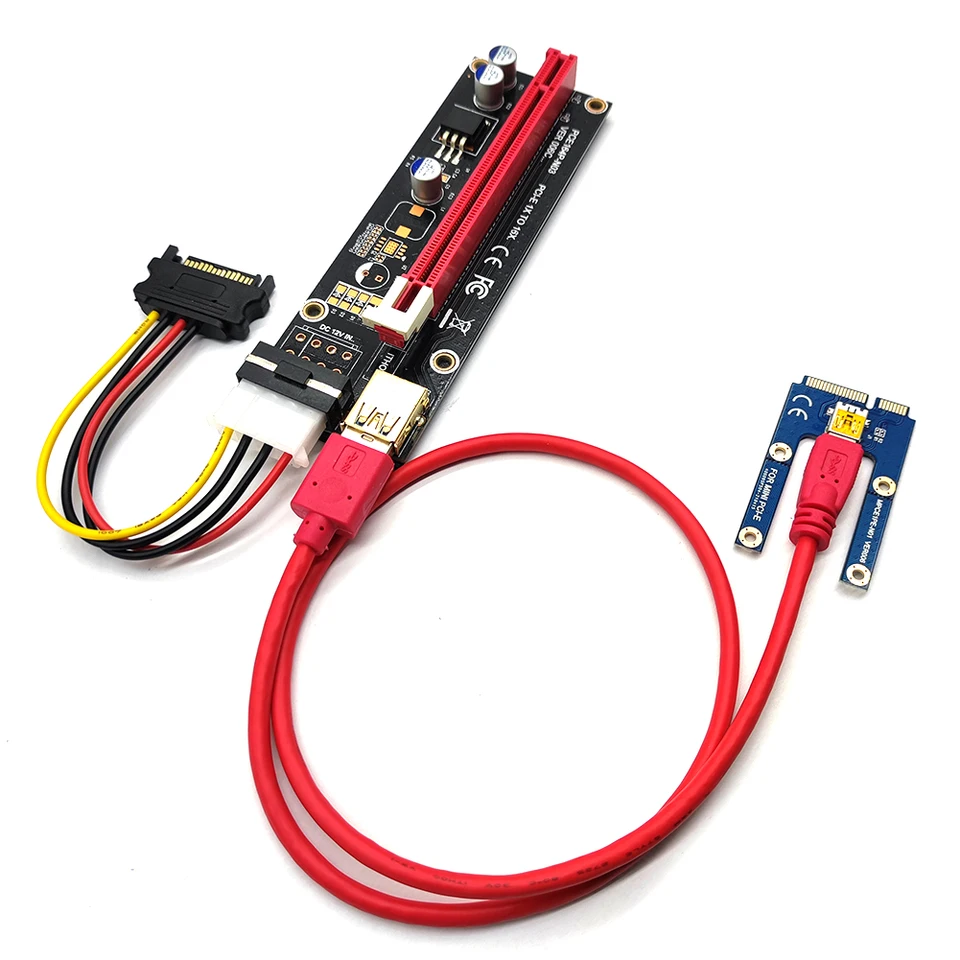 USB 3.0 PCIe Riser Adapter Card for Desktop