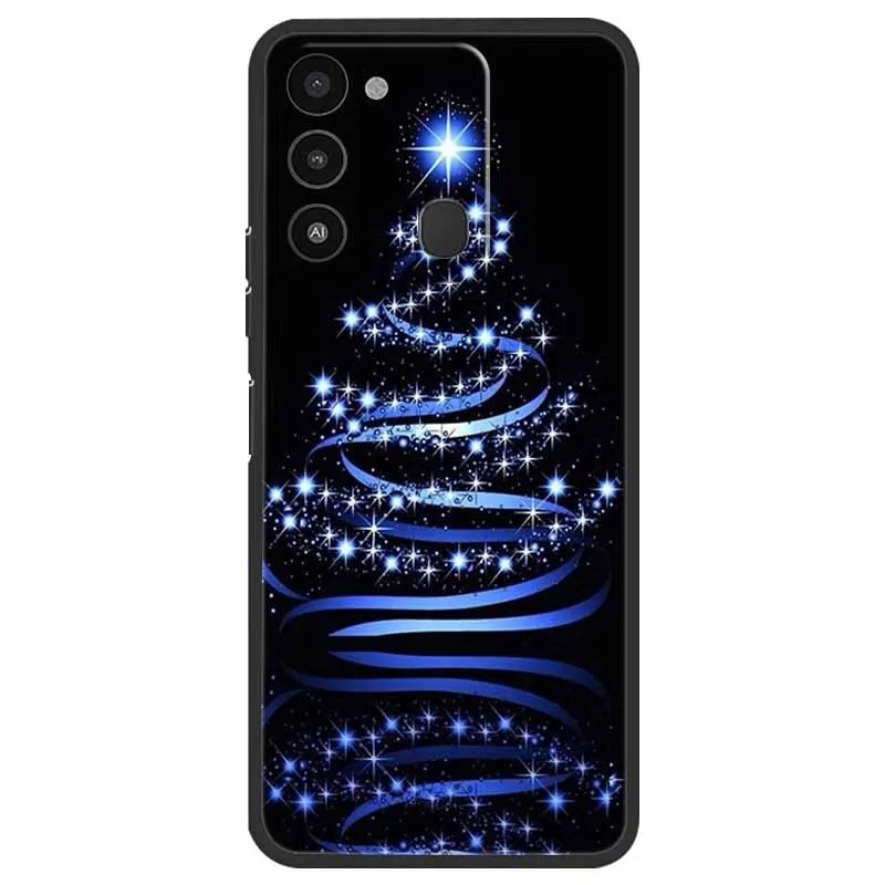 Holiday Edition Silicone Soft TPU Phone Cover - Festive Design Case