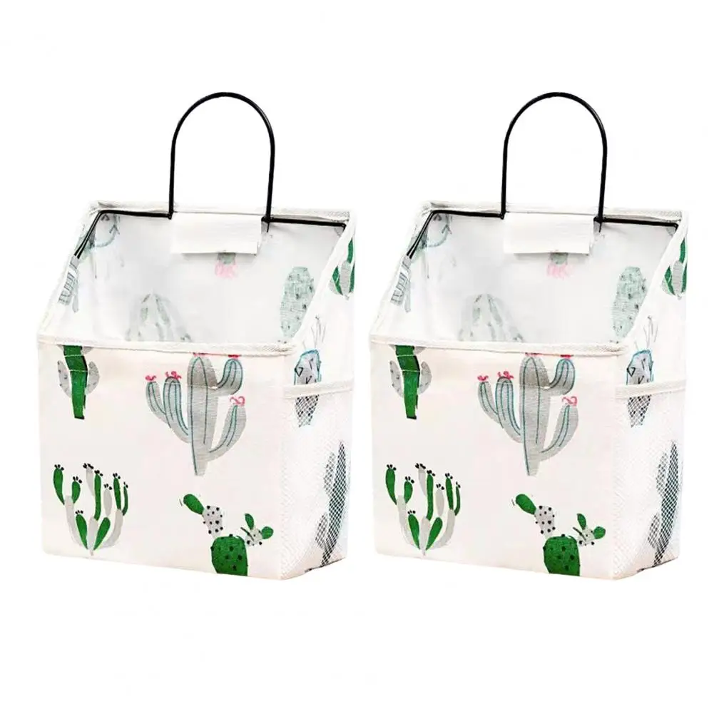 

Настенная сумка для хранения для спальни, сумка для хранения с металлической рамкой, декоративная настенная фотобумага с ананасом для кухни