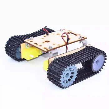 Lega robotica telaio per auto fai da te Robot per auto fai da te con motore TT Set 1 strato RC serbatoio telaio Building Block motore 3-9v Crawler Smart