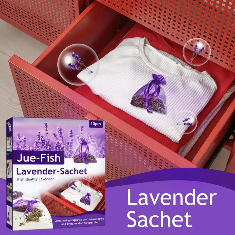 Deodorant Sachet Bags Fragrance Bags Car Air Freshener Refills Natural Lavender Bud Sachets