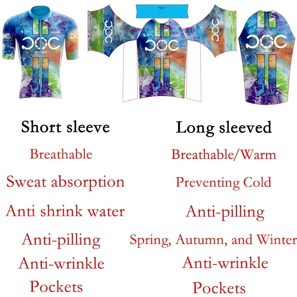 2025 Bike Team Custom Cycling Jersey Four Seasons Racing Road Bike Cycling Clothing Customize Maillot Ciclismo Hombre DIY Design 5
